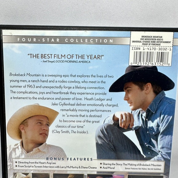 Brokeback Mountain Movie‎ DVD - Picture 7 of 10
